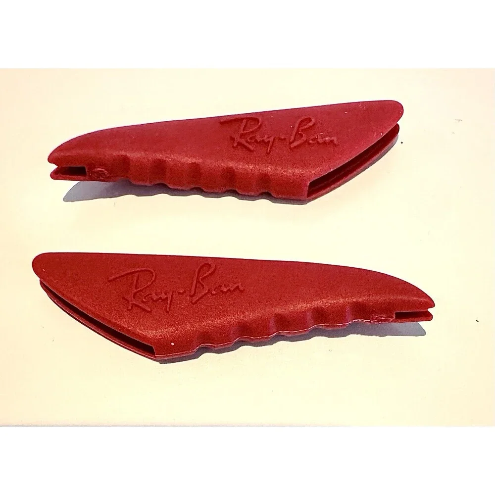 Ray Ban RB8361M RB3794M RB4607M RB8327M RB8331M Red Replacement Temple Tip Ends